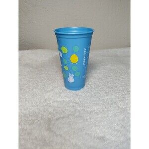 Starbucks Easter Blue , Pastel Color Reusable Cold Cup No Lid 16 Oz